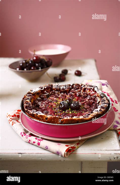 Cherry-Pistachio Clafoutis